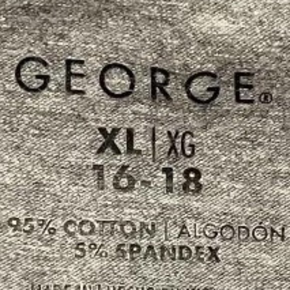 WOMEN'S GEORGE HEATHER GREY / GRAY TANK TOP SIZE XL 16 - 18 SUPER SOFT AND COMFY - Picture 5 of 7